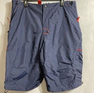 Vintage Ecko Unlimited Blue Bomber Style Multi-Pockets Men's Short Sz XL
